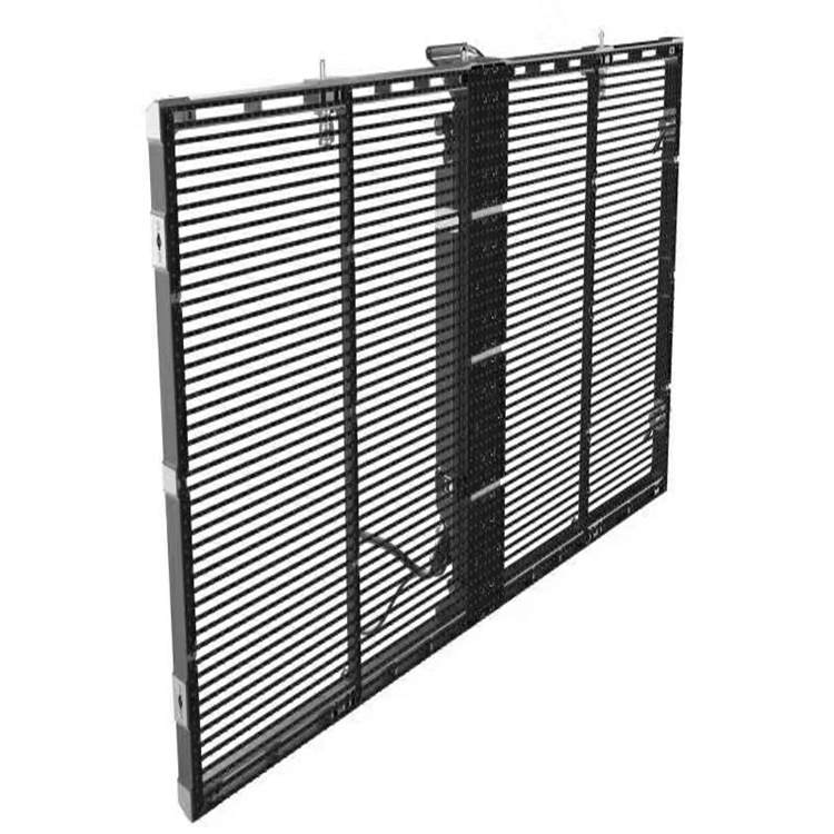 Manufacturers Process Customized P3.91-P7.82Led Transparent Screen Led Glass Window Screen Led Arc Transparent Screen