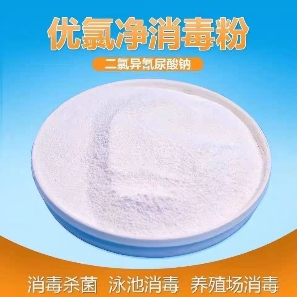 Guangwei Disinfectant Chlorine-Free Disinfectant Powder Sodium Dichloroisocyanurate Swimming Pool School Hotel Breeding Disinfection and Sterilization