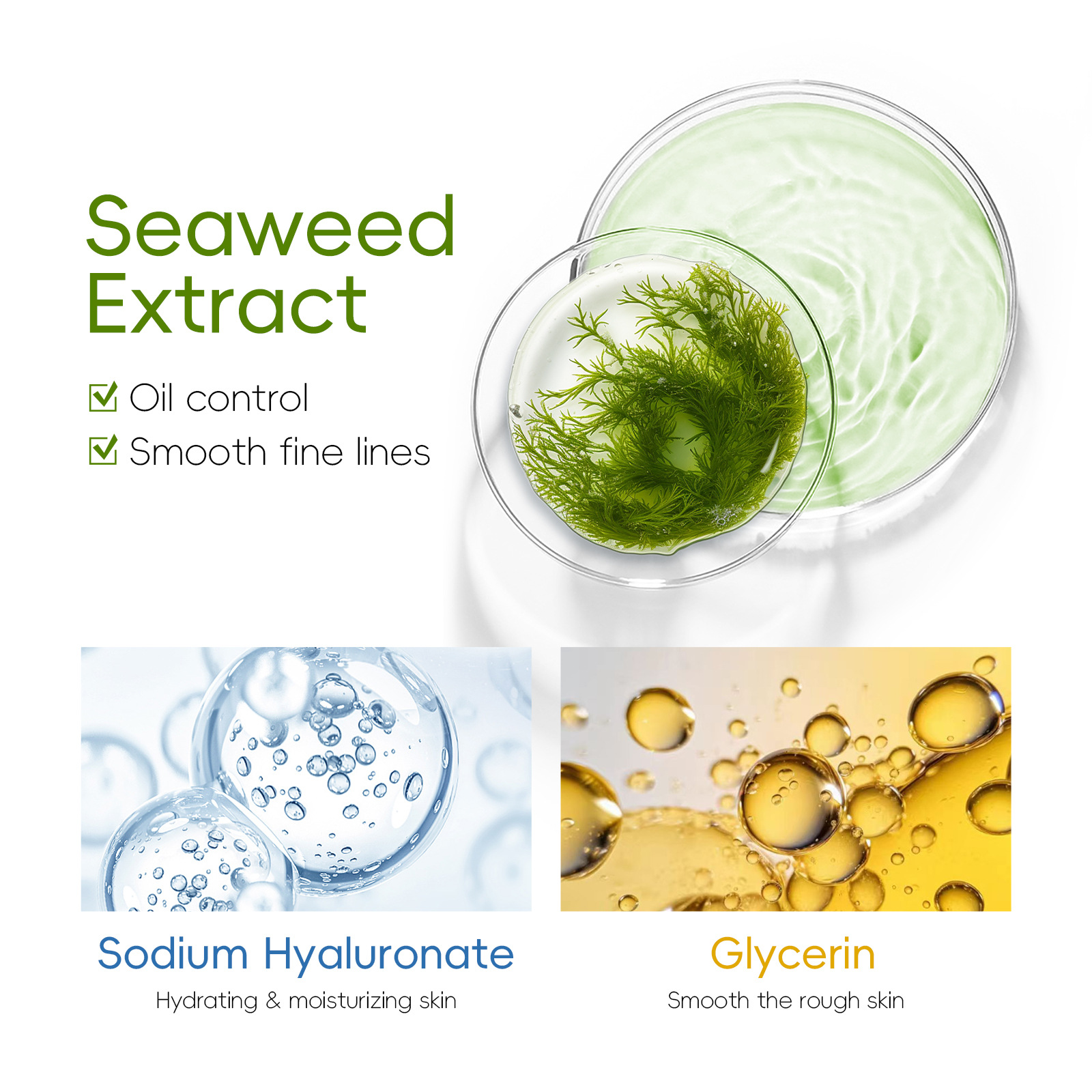 Laiko Seaweed Sleeping Mask 1 Piece 3g Full English Sleeping Mask No-Wash Wholesale Export Mask