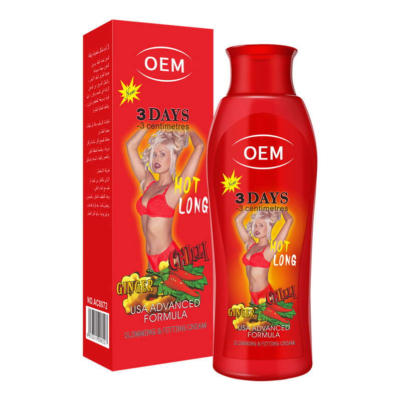 Cross-border foreign trade body shaping cream red pepper fever shaping slimming cream wholesale Slimming cream