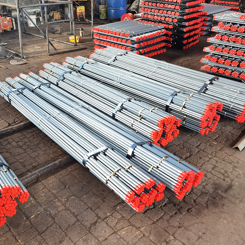 Mining B19 Drill Rod Anchor Rod Drill Rod B22 Hexagonal Combination Drill Rod Hollow Anchor Rod Machine Drill Rod