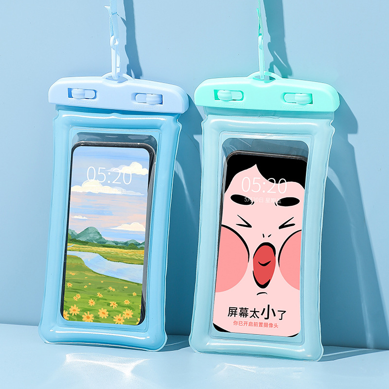 Водонепроницаемый чехол для телефона с сенсорным экраном для плавания, дайвинга, съемки и сплава, прозрачный