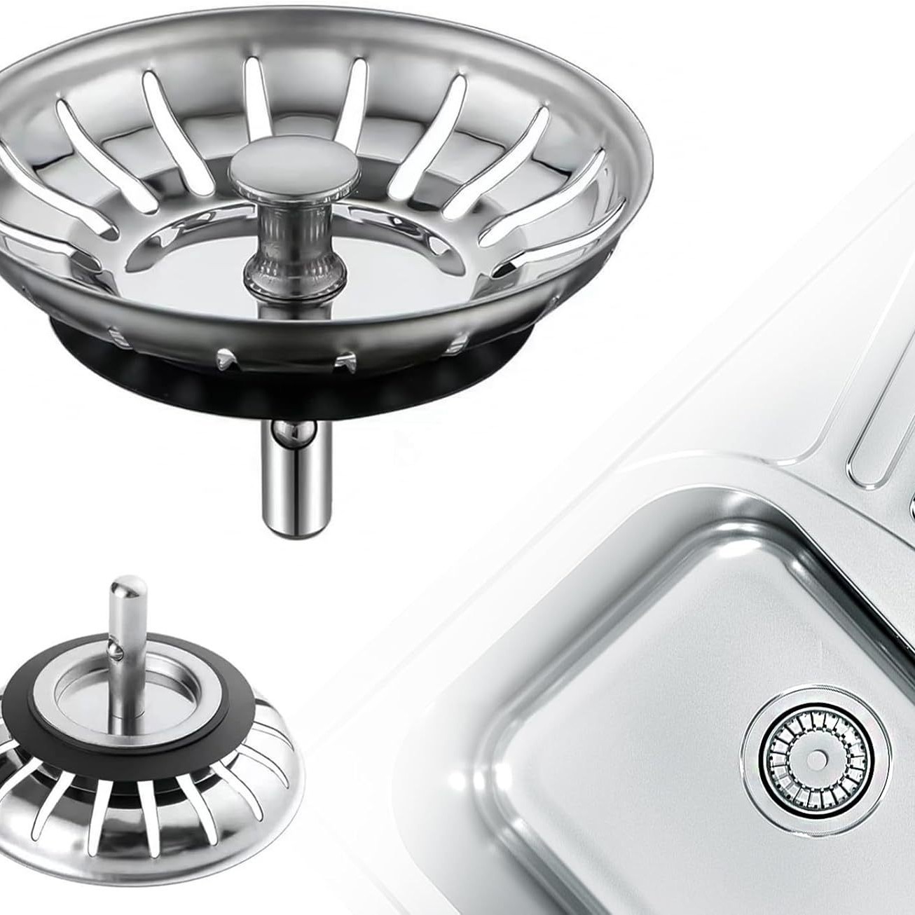 Крышка для слива раковины в европейском стиле, пробка для мойки, фильтр от запаха