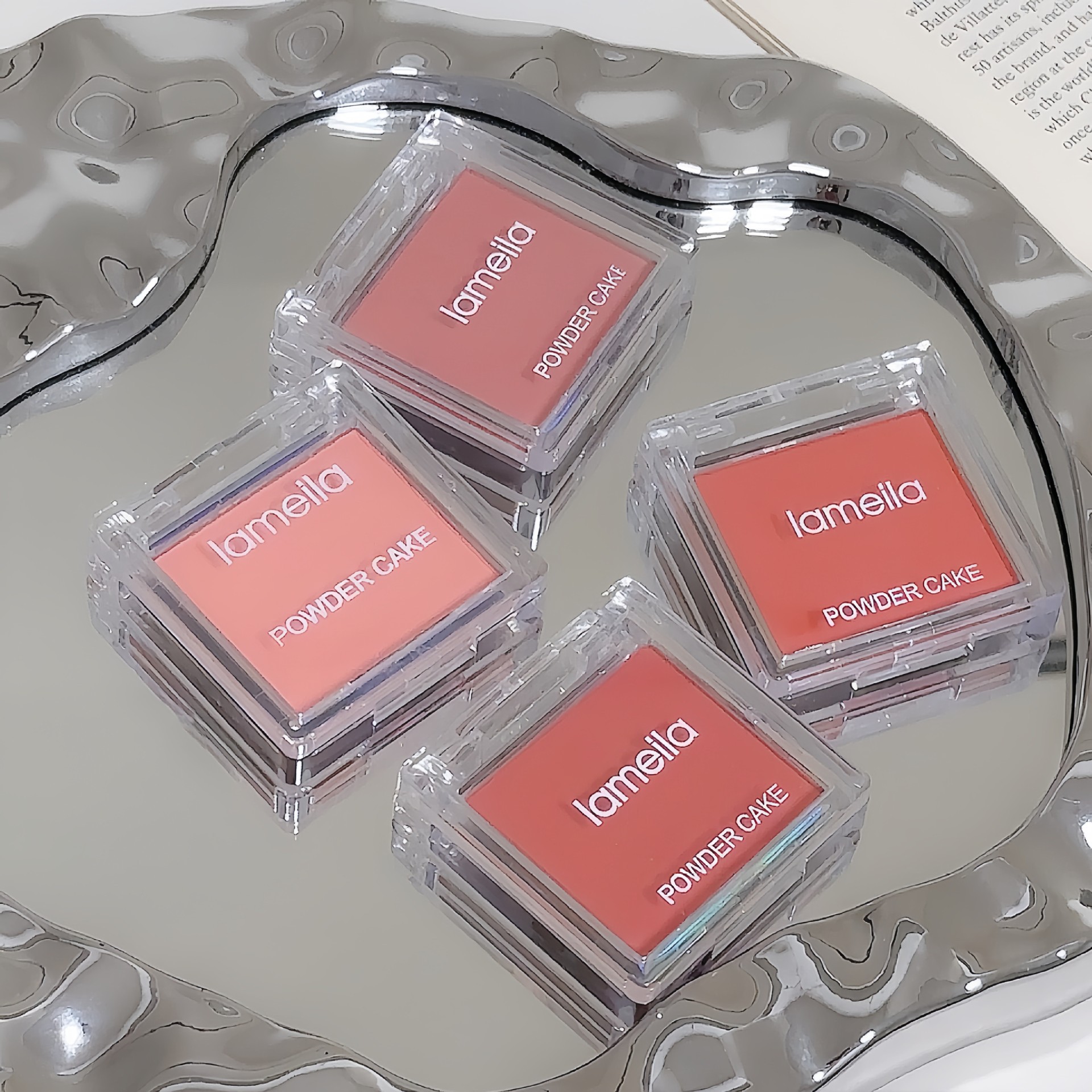 Lamela Rouge Blush Palette Nude Makeup Repair Beginner Female Monochrome Blush 3591