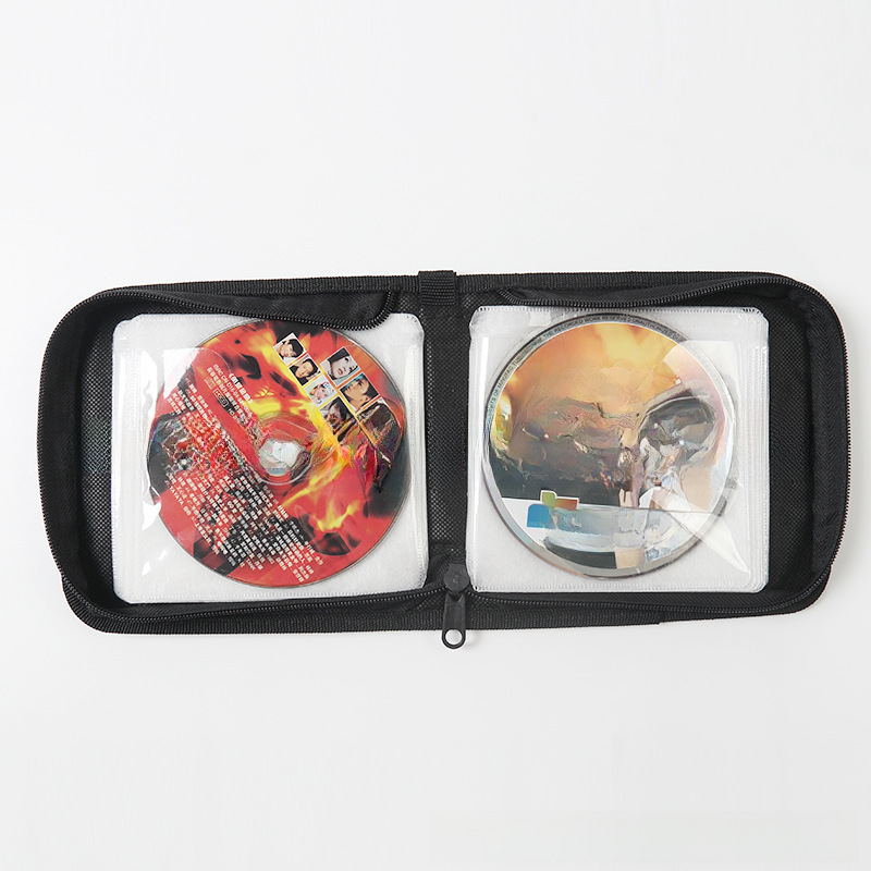 Foreign trade dedicated 40 pieces 80 pieces Oxford cloth CD box car home CD storage bag portable Portable Design in stock