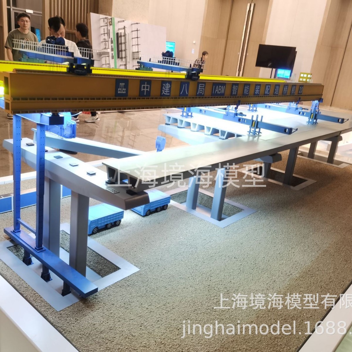 Bridge Building Machine Bridge Building Machine Model China Construction Eighth Bureau Intelligent Bridge Building Machine Model Industrial Machinery Equipment Model