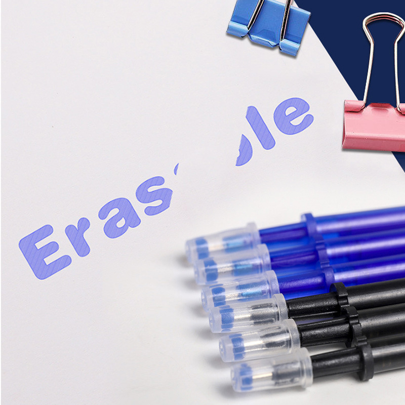 Erasable Pen Erasable Refill Grinding Easy to Erase Hot Erasable Refill Student Writing Neutral Refill Refill Easy to Disable Wholesale