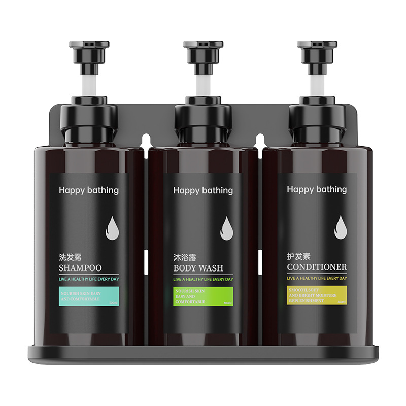 Диспенсер для мыла настенный без пробивания для ванной и кухни, для жидкого мыла, геля для душа, шампуня, с нажимным механизмом