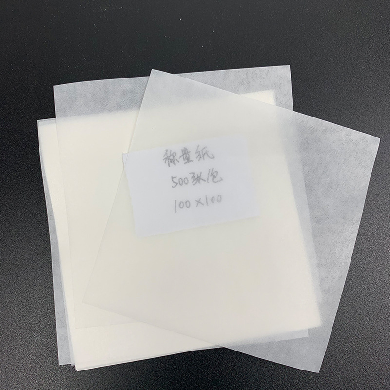 Weighing Paper Sulfuric Acid Paper Square Sulfuric Acid Paper Balance Pad Paper Experimental Weighing Paper Double-sided Smooth Powder-free Weighing Paper