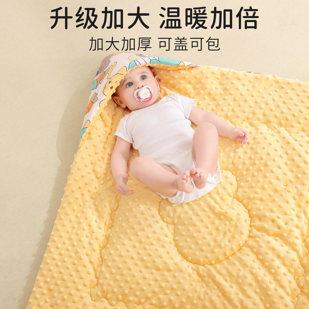 Newborn bag delivery room baby swaddling bag baby peas velvet hold quilt spring and autumn out wrapped newborn