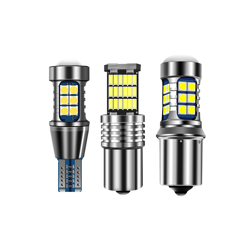 Car LED reversing light T15 1156 7740 303027smd decoding infinite bright reversing light Rogue