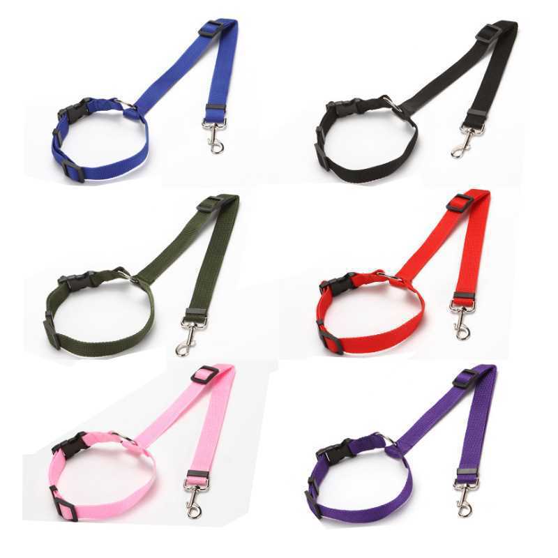 Pet Car Safety Belt Car Supplies Dog Safety Rope Car Headrest Traction Rope Small and Medium Dog Chest Back Buckle