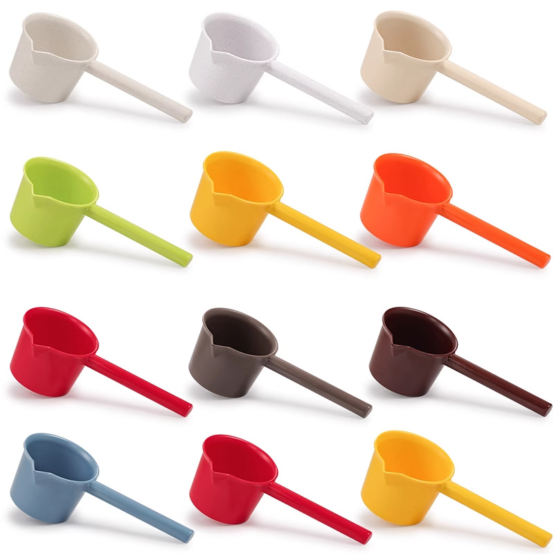 Утолщенная пластиковая черпак для воды, коммерческая кухня, длинная ручка, черпак для воды, большая суповая ложка, столовая, ложка для каши, пищевой класс