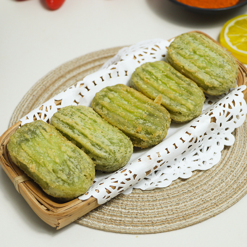 Zhengda Sandwich Matcha Red Bean 1kg Dessert Milk Tea Shop Frozen Fried Snack Semi-Finished Ingredients