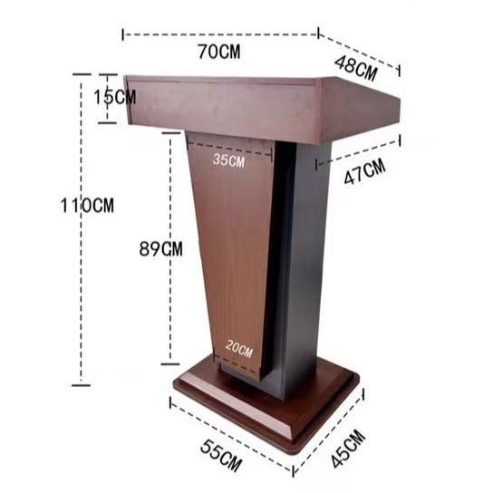 Office Podium Simple Speech Welcome Reception Front Desk Host Stage Conference Room Consultant Hotel Wholesale