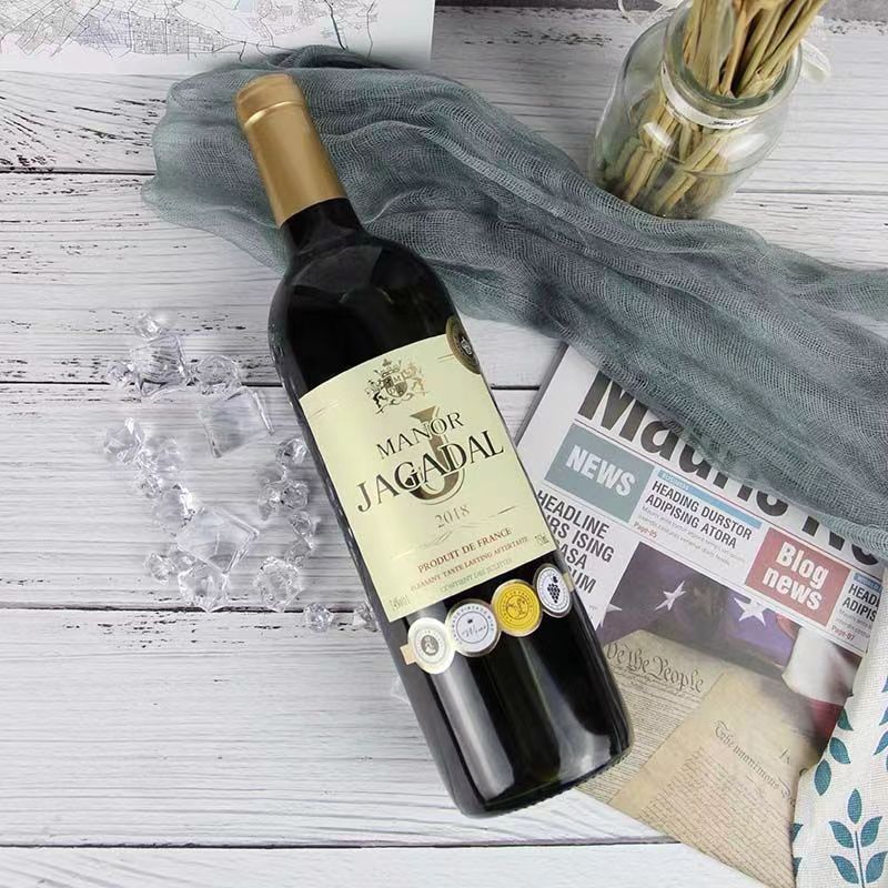 French imported red wine 14 degrees dry red wine e-commerce wine delivery 750ml full box wholesale