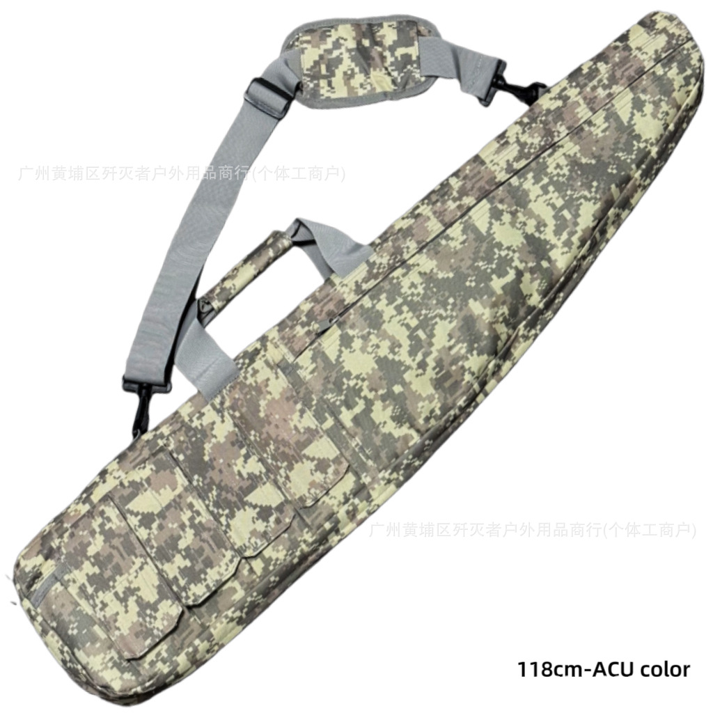 2025 Outdoor Military Fan Tactical Oblique Gun Bag Multifunctional Sponge Bag Fishing Gear Storage Bag Crossbody Shoulder Handbag