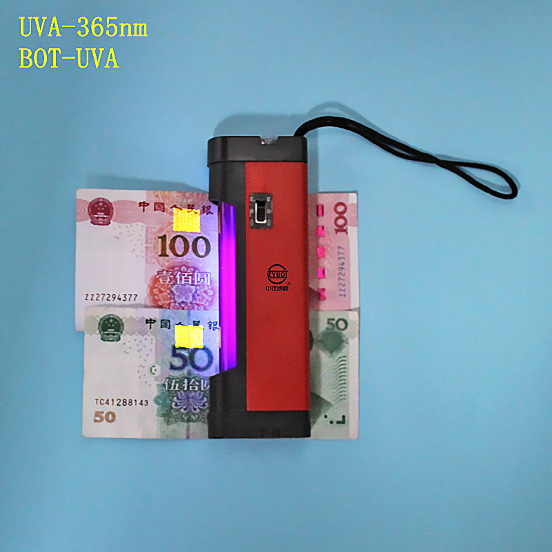 Portable UV analyzer BOT-UVA Wood lamp flaw detection 365nm long wave fluorescent excitation light source 4W