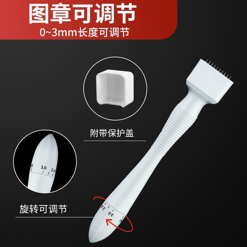 Medical Skin Puncture Needle Adjustable Stamp Roller Needle Seal Microneedle Scalp Non-Hair Growth Minol Applicator