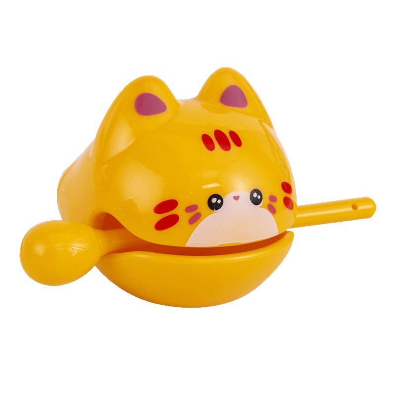 Cartoon Cute Stress-Relief Wooden Fish Toy, a Popular Stress-Relief Gadget for Students and Office Decorations