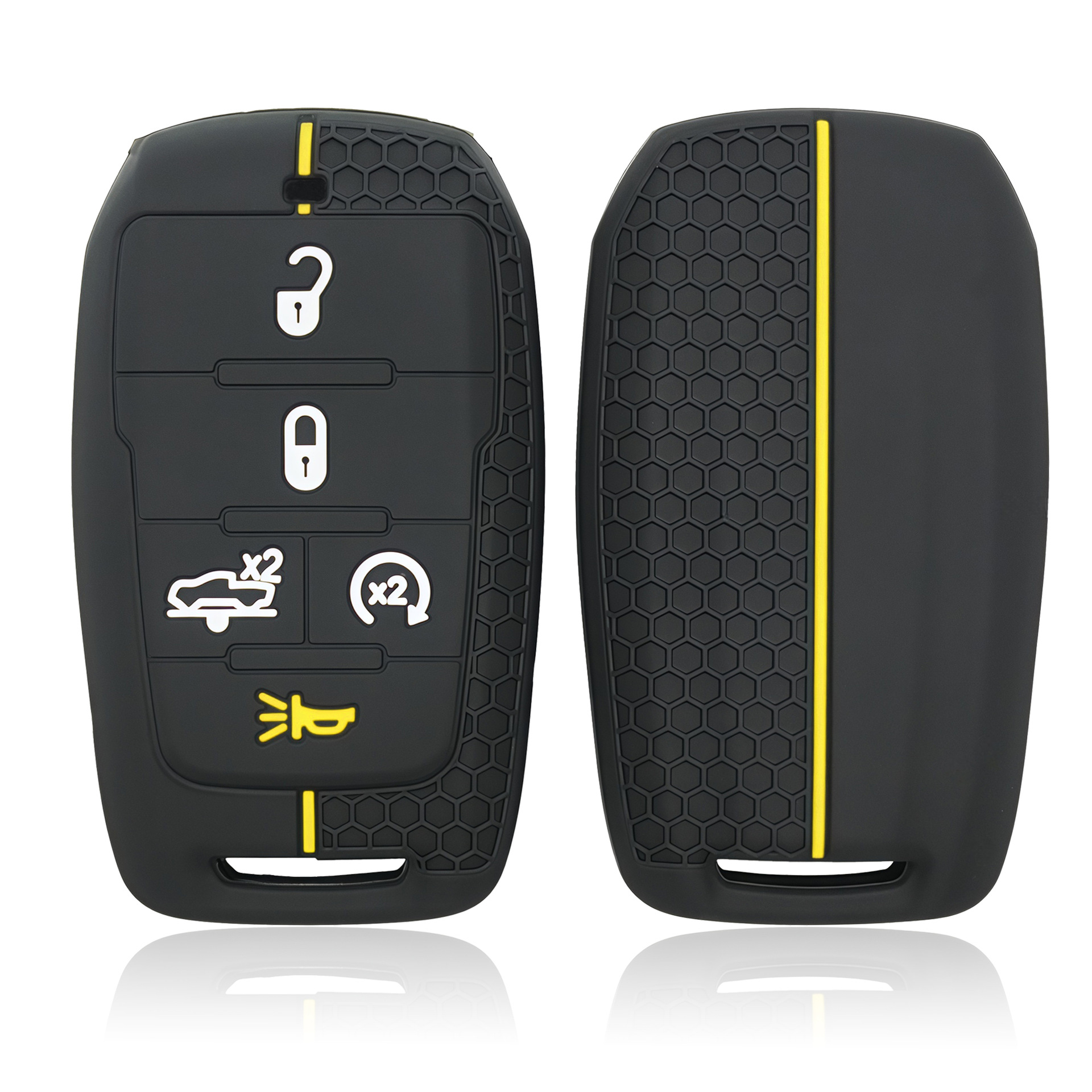 Suitable for Dodge Ram Dodge Car Key Cover Chrysler Bo Ram1900 Silicone Key Bag Spot Wholesale
