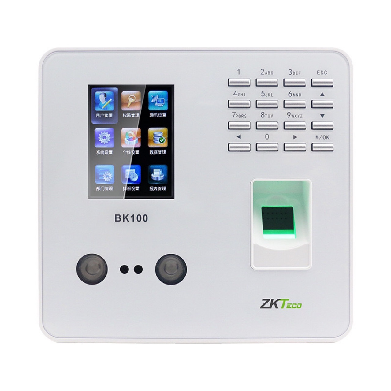 Zkteco Bk100 Attendance Machine, Foreign Trade Model, Facial Recognition Fingerprint Attendance Machine, Time Attendance
