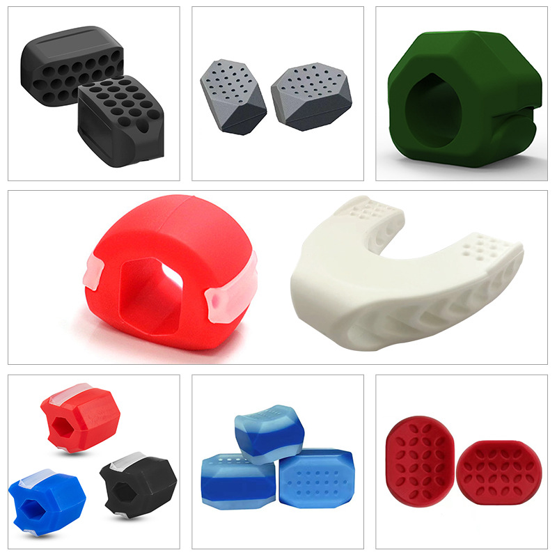 Фитнес-мяч для тренировки жевательных мышц, силиконовый тренажер для лица и шеи