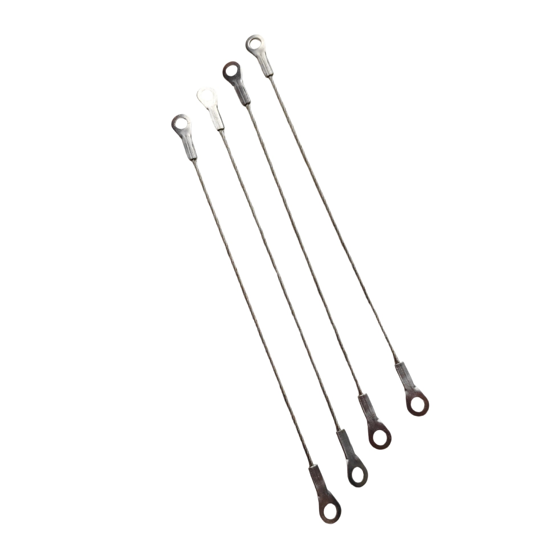 Stainless Steel Wire Rope Terminal Flattened Anti-Fall Lighting Pull Cord Hanging Wire Safety Rope Anti-Fall