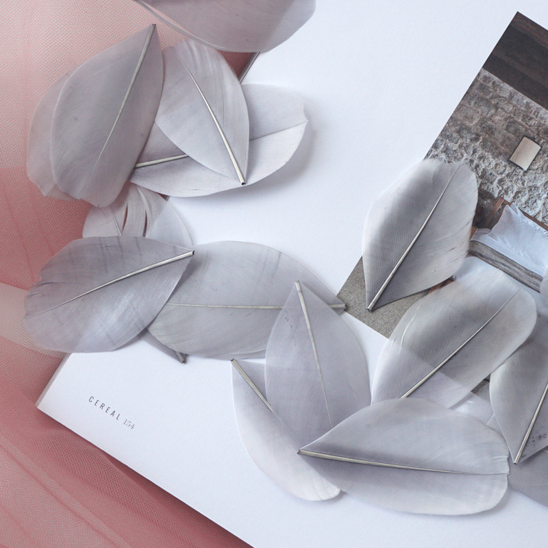 goose feather floating head color feather decoration diy jewelry earrings earrings dream catcher handmade material accessories small feathers