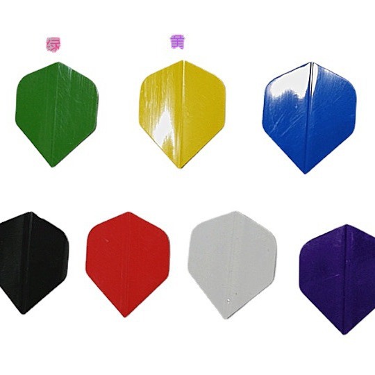 Одноцветные дартсы Ye Fei, аксессуары для дартса, флаговая форма дартс-крыльев, полеты можно смешивать