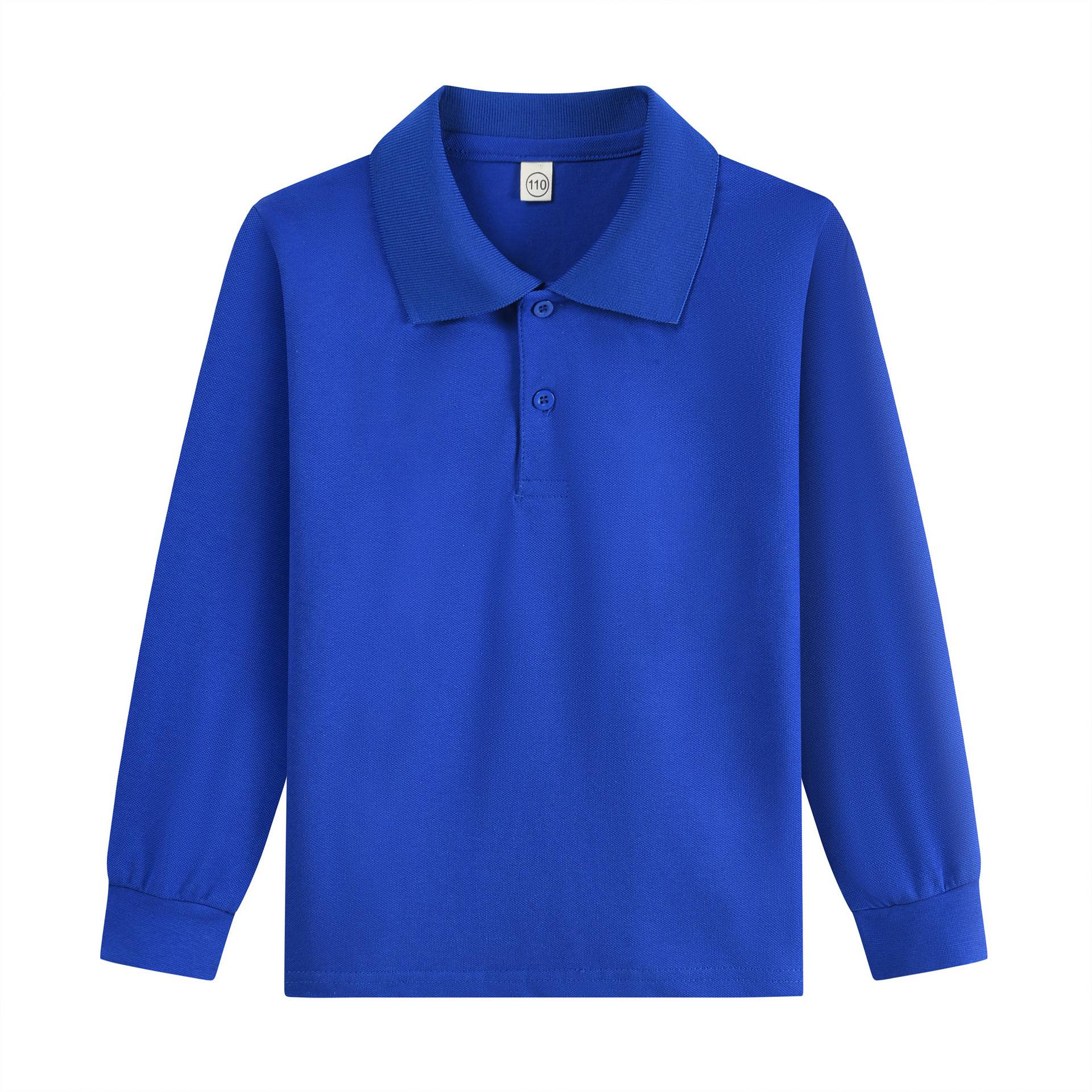 Children's White Boys' T-Shirt British Style Girls' Maroon Navy Light Blue Elementary School Uniform Polo Shirt Long Sleeve