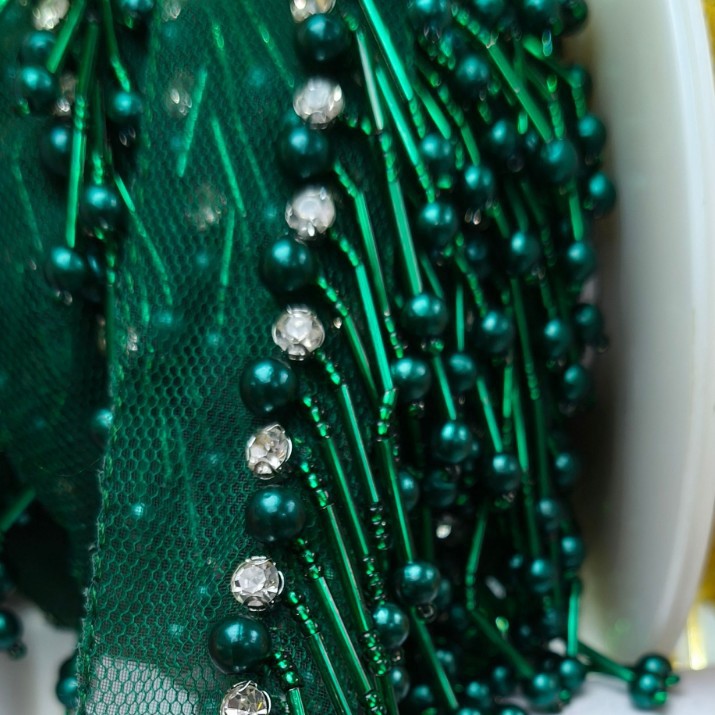 Mesh Hanging Tube Bubble Beads