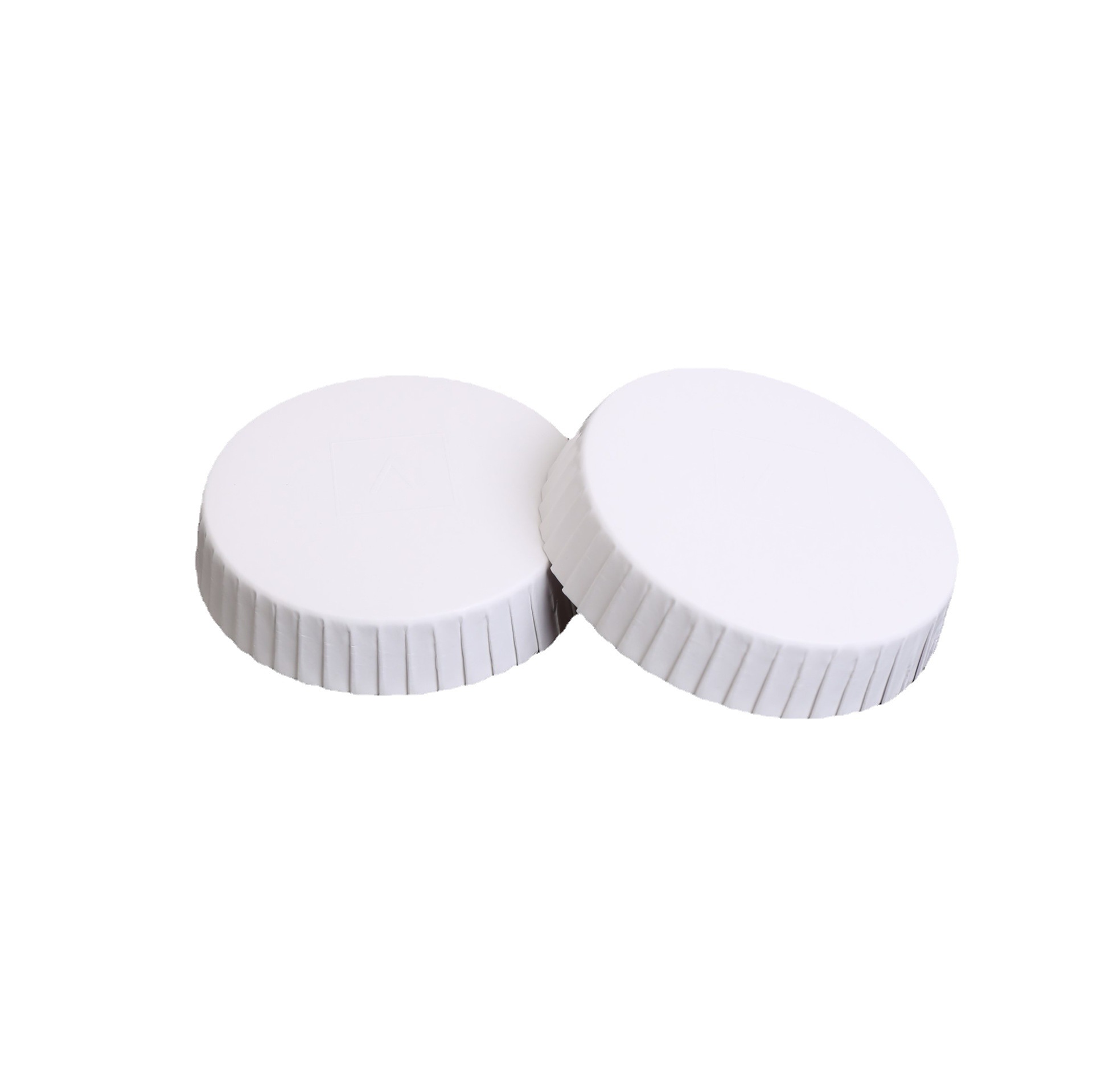 Hotel Thickeneded Disposable Paper Cup Lid Barber Shop Cup Lid Absorbent Paper Cup Lid Copper Plate Paper Cup Lid