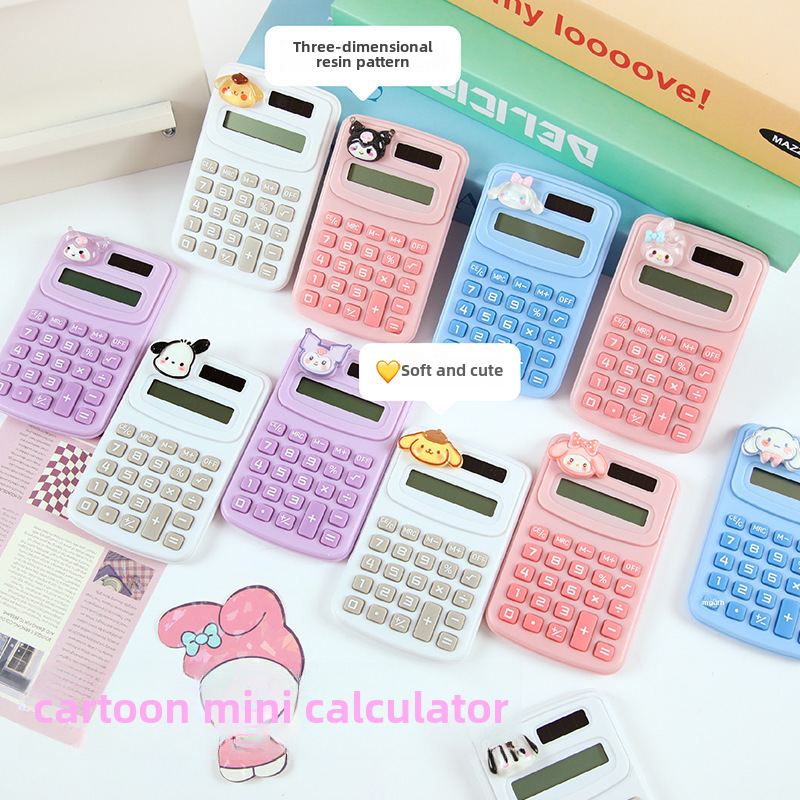 Creative Cute Cartoon Calculator for Students and Office Use, High-Value Mini Portable Calculator Wholesale