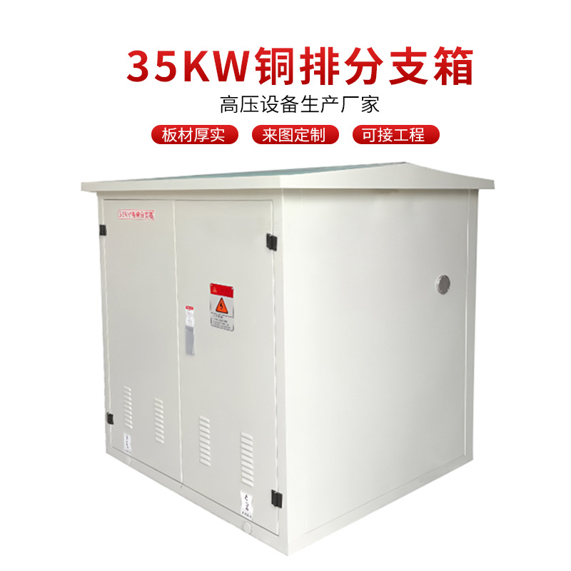 35Kv High-Voltage Cable Branch Box Stainless Steel Junction Box Complete Set One-In-One-Out Copper Busbar Type Copper Box for Outdoor Use