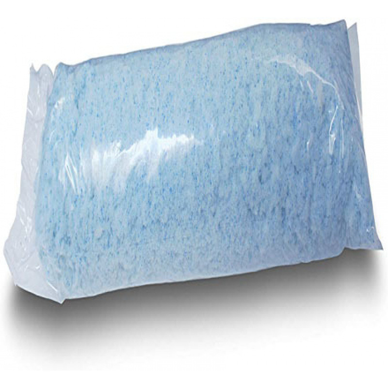 Blue Gel Particle Memory Foam Shredded Sponge