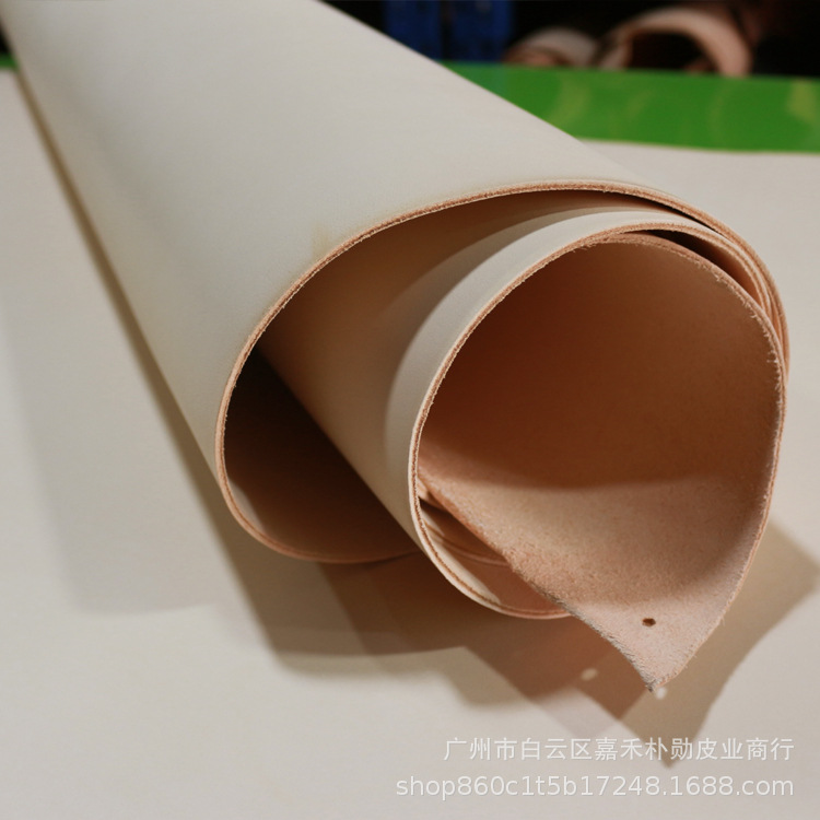 Italian Style Primary Color Vegetable Tanned Leather Tree Paste Leather Carved Leather Handmade DIY Leather Easy to Absorb Water