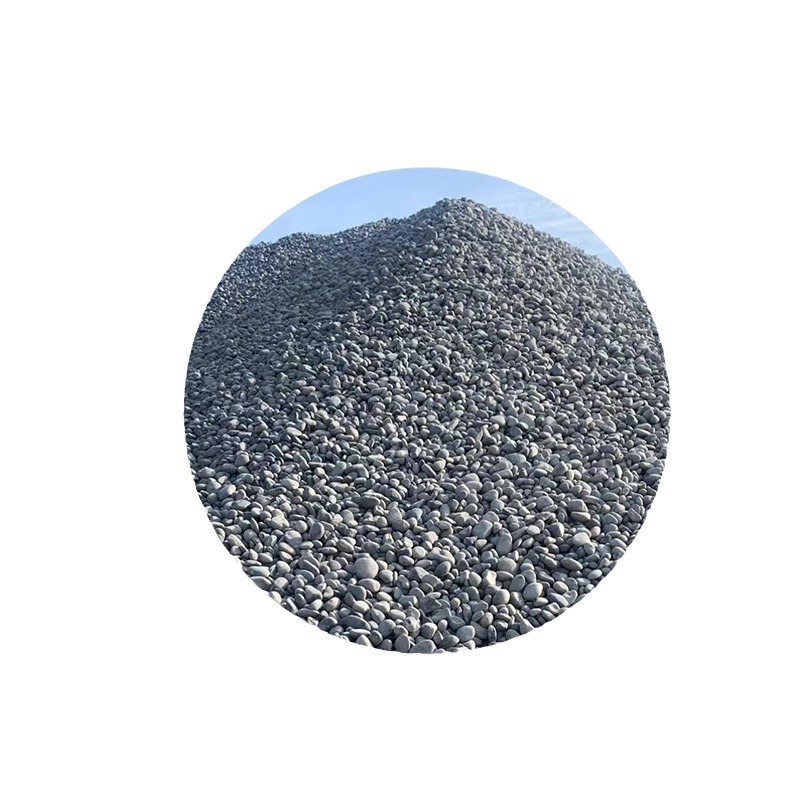 Spot High-Quality Dark Gray Pebbles Project Professional Garden Decoration Landscaping Paving Fish Tank Landscaping Gray Pebbles
