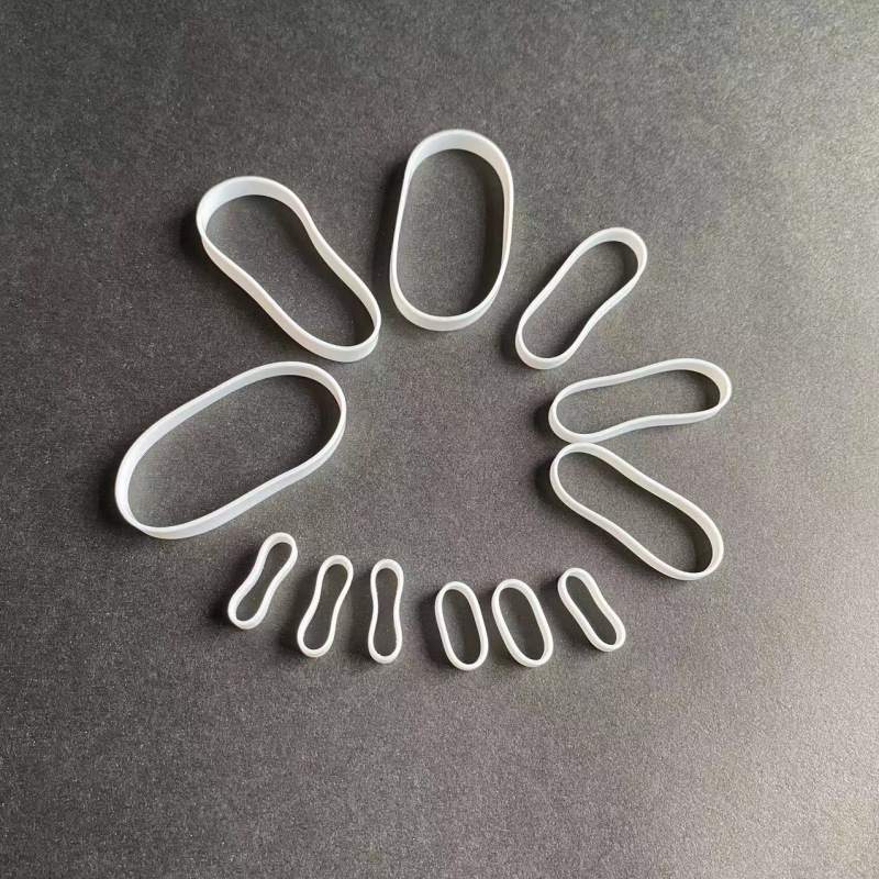 Силиконовые кольцевые кабельные стяжки, стяжки для данных, стяжки для наушников