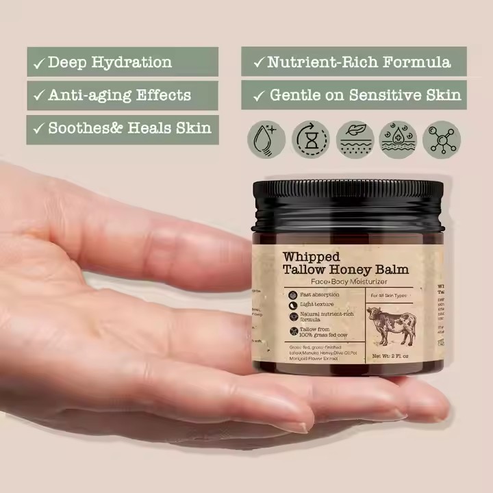 Kindergarten Amazon Cross-Border Specializes in Processing Whipped Tallow Honey Balm