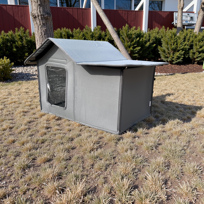 1Pc Multi Functional Outdoor Cat House: Portable Heat
