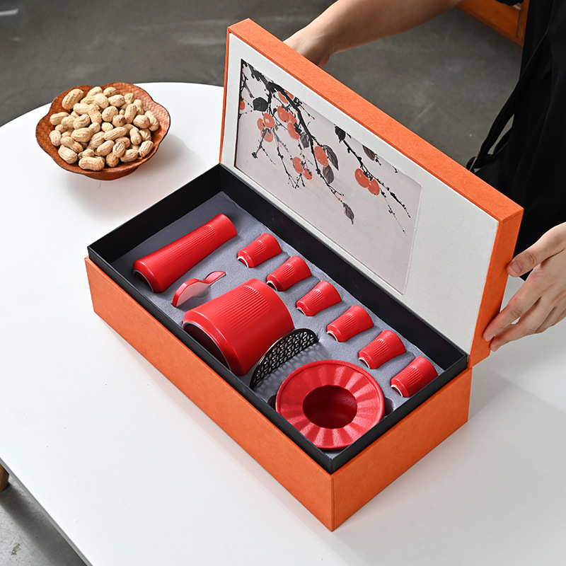 Wine Warmer Household Set Hot Wine Pot Old-Fashioned Heated Wine Set Warm Yellow Wine Wine Warmer Set