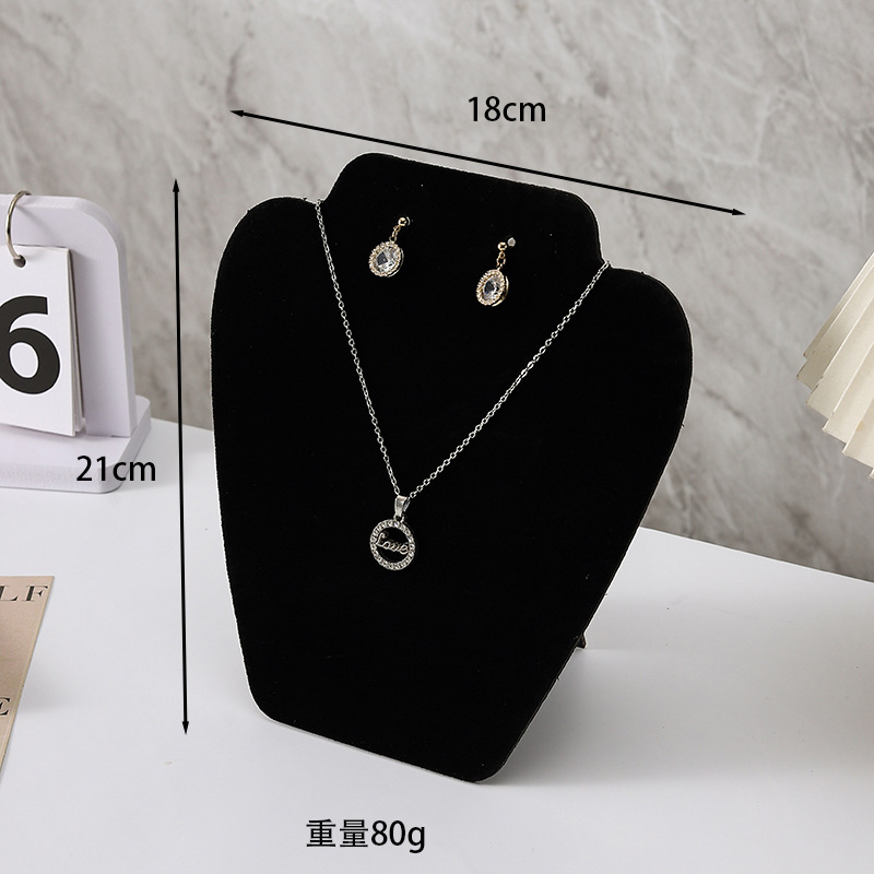 Folding necklace bracelet display rack jewelry rack jewelry display storage necklace board jewelry props earrings ring