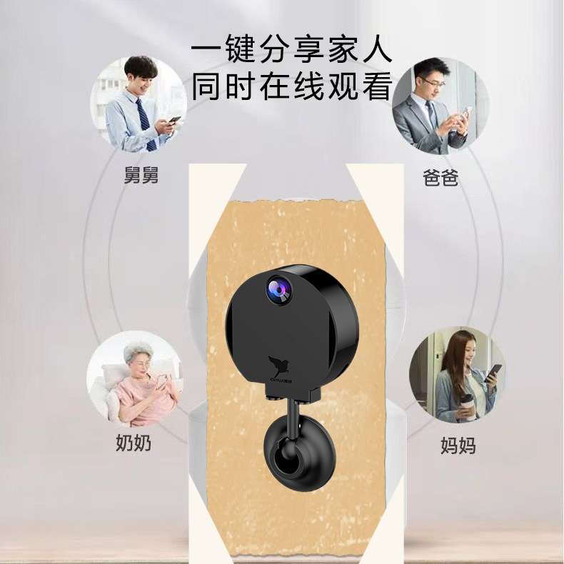 Cross-Border Smart Home High-Definition Compact Remote Surveillance Camera Wifi Network Wireless Video Surveillance Camera