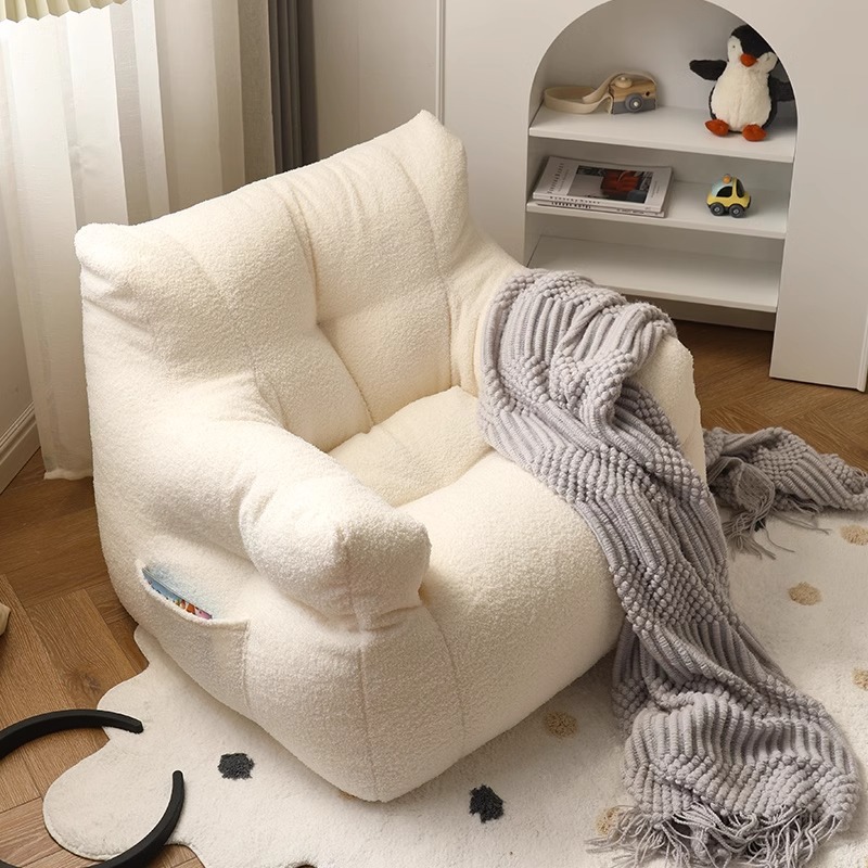 Lazy Small Sofa Kidsren Can Sit on Baby Back Chair Reading Area Layout Seat Mini Single Sofa