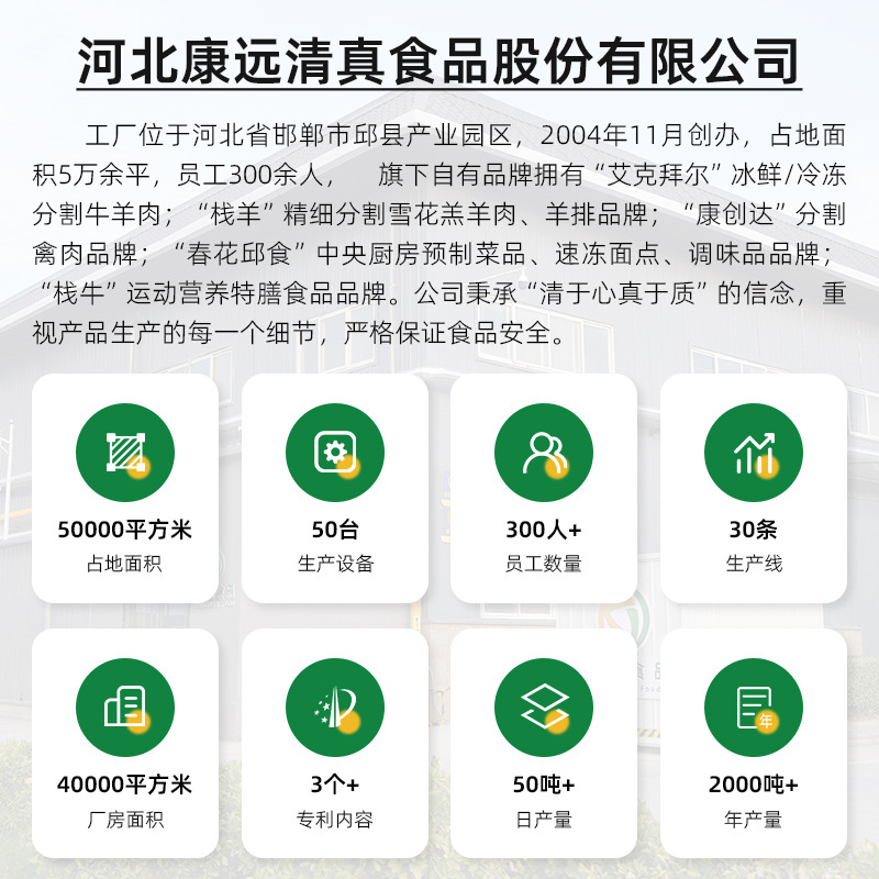 Directly Supplied from the Manufacturer: Grilled Beef Steak, Original Cut, Black Pepper Seasoning, Wholesale Trade