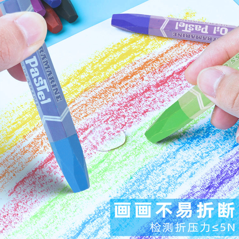 Amazon cross-border explosions 12 color oil painting stick 24 color crayon children's painting graffiti 36 color logo manufacturers