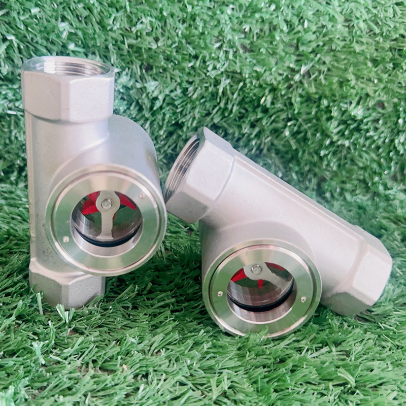 Sg-Yl11-1 Eccentric Impeller Water Flow Indicator Stainless Steel 4-Point 6-Point Impeller Sight Glass Flow Observer