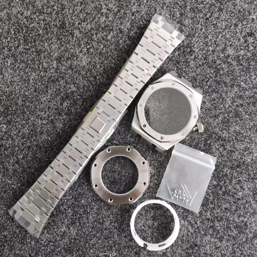 Аксессуары для часов 41 мм восьмиугольный корпус из нержавеющей стали, совместимый с механизмами NH35/NH36/4R36