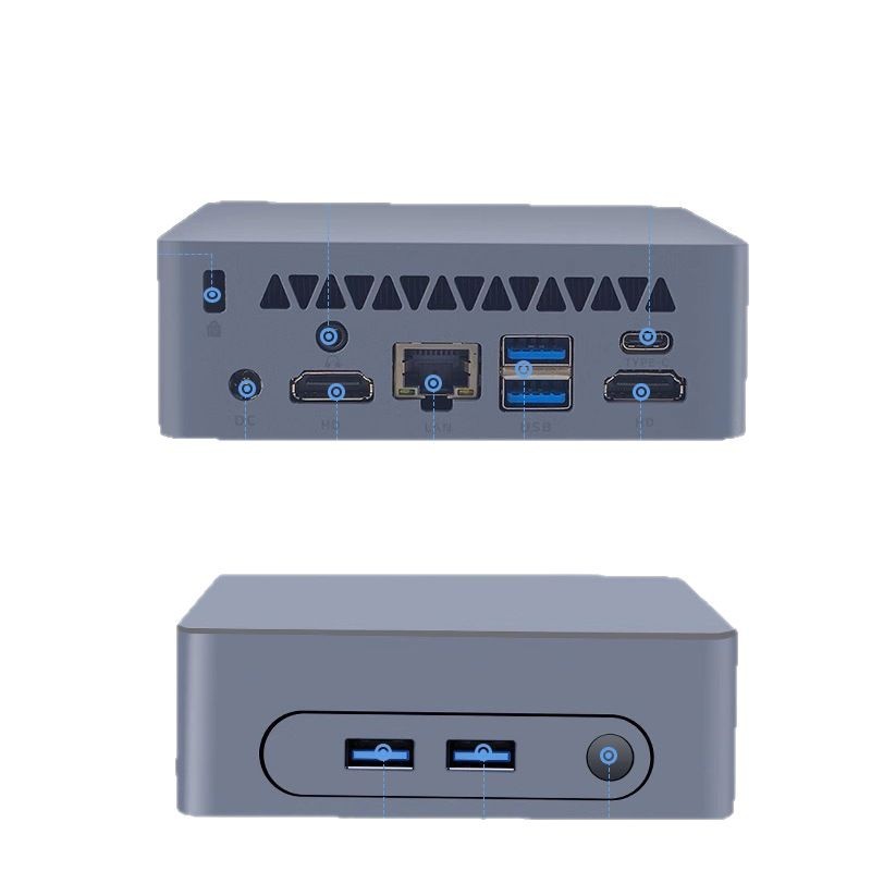 Mini Computer N100 Secondary Console Dma Home Network Port Soft Routing Business Office Portable Mini Micro Console